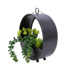 23cm Succulent Artificial Plant In Black Metal Pot 5 23cm Succulent Artificial Plant In Black Metal Pot -Garden Outdoor Store 23cm succulent artificial plant in black metal pot5010795682485 03c bq