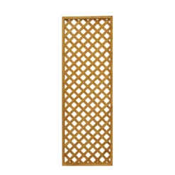 2ft Diamond Lattice Pine Trellis Panel, Pack Of 5 (W)183cm X (H)61cm