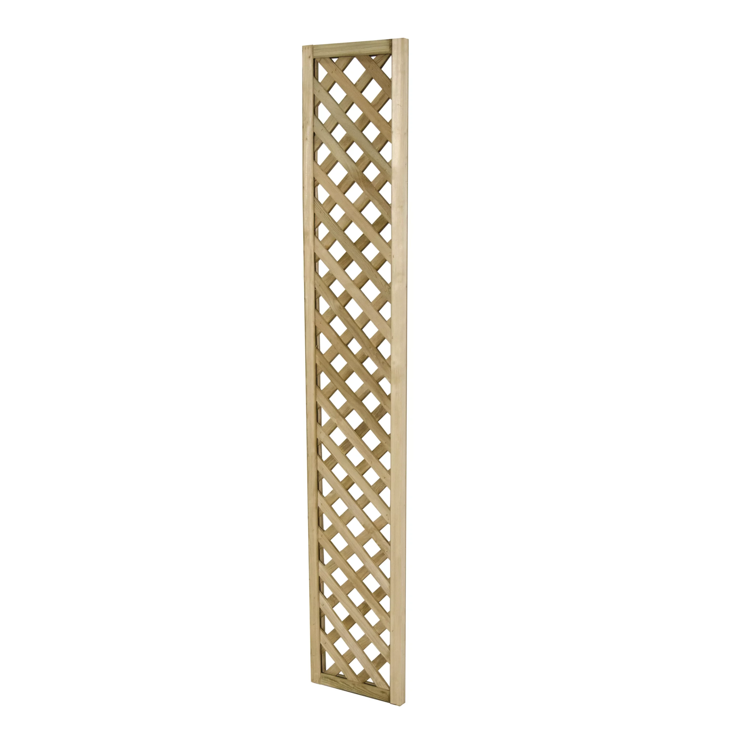 6ft Pine Trellis Panel (W)30cm X (H)183cm 1 6ft Pine Trellis Panel (W)30cm X (H)183cm