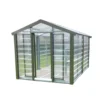 Adman Steel Sheds Multigrow 9.4x14.7 Greenhouse With Adjustable Vent