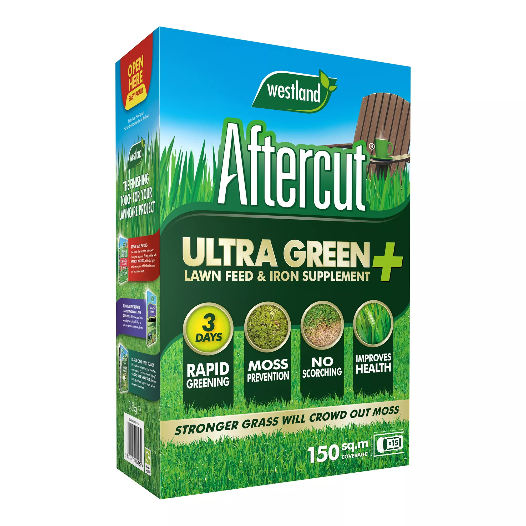 Aftercut Ultra Green Lawn Fertiliser 150m² 5.25kg 1 Aftercut Ultra Green Lawn Fertiliser 150m² 5.25kg