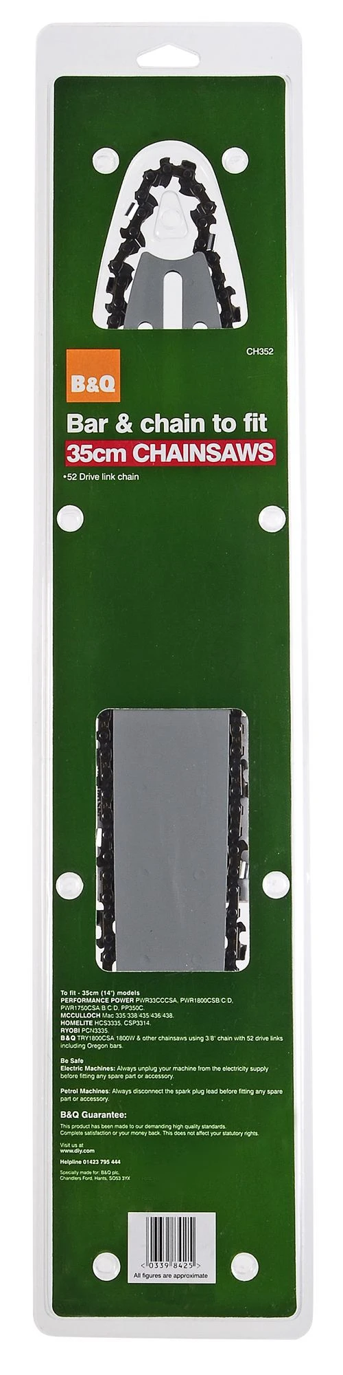 B&Q CH352 ⅜" Chainsaw Chain 2 B&Q CH352 ⅜" Chainsaw Chain - Image 2