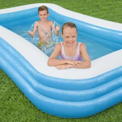 Bestway Bestway® Textured Pattern On Sidewalls PVC Family Fun Pool (W) 1.83m X (L) 3.05m -Garden Outdoor Store bestway bestway textured pattern on sidewalls pvc family fun pool w 1 83m x l 3 05m6942138968057 02i