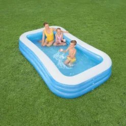 Bestway Bestway® Textured Pattern On Sidewalls PVC Family Fun Pool (W) 1.83m X (L) 3.05m -Garden Outdoor Store bestway bestway textured pattern on sidewalls pvc family fun pool w 1 83m x l 3 05m6942138968057 03i