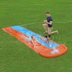 Bestway Multicolour Rectangular Small Water Slide -Garden Outdoor Store bestway multicolour rectangular small water slide6942138969085 01i
