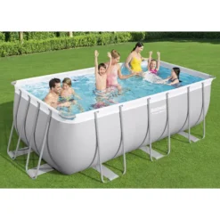 Bestway Power Steel Metal & Plastic Pool (W) 2.01m X (L) 4.12m -Garden Outdoor Store bestway power steel metal plastic pool w 2 01m x l 4 12m6942138986457 01i bq