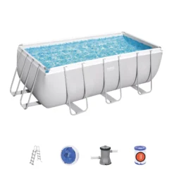 Bestway Power Steel Metal & Plastic Pool (W) 2.01m X (L) 4.12m -Garden Outdoor Store bestway power steel metal plastic pool w 2 01m x l 4 12m6942138986457 36c bq