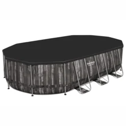 Bestway Power Steel® Wood Effect Polyvinyl Chloride (PVC) & Steel Pool (W) 3.66m X (L) 6.1m -Garden Outdoor Store bestway power steel wood effect polyvinyl chloride pvc steel pool w 3 66m x l 6 1m6942138983586 21c