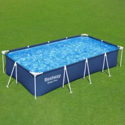 Bestway Steel Pro® Plain Polyvinyl Chloride (PVC) & Steel Pool (W) 2.11m X (L) 4m -Garden Outdoor Store bestway steel pro plain polyvinyl chloride pvc steel pool w 2 11m x l 4m6942138949728 21i