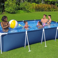 Bestway Steel Pro® Plain Polyvinyl Chloride (PVC) & Steel Pool (W) 2.11m X (L) 4m -Garden Outdoor Store bestway steel pro plain polyvinyl chloride pvc steel pool w 2 11m x l 4m6942138949728 22i