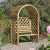 Blooma Chiltern Arbour, (H)1990mm (W)1340mm (D)800mm - Assembly Service Included