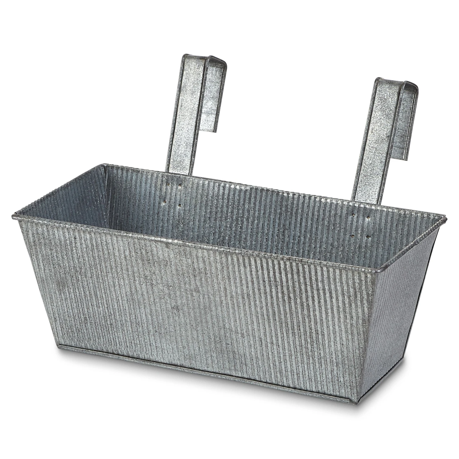 Blooma Rural Argent Metal Rectangular Trough 1 Blooma Rural Argent Metal Rectangular Trough