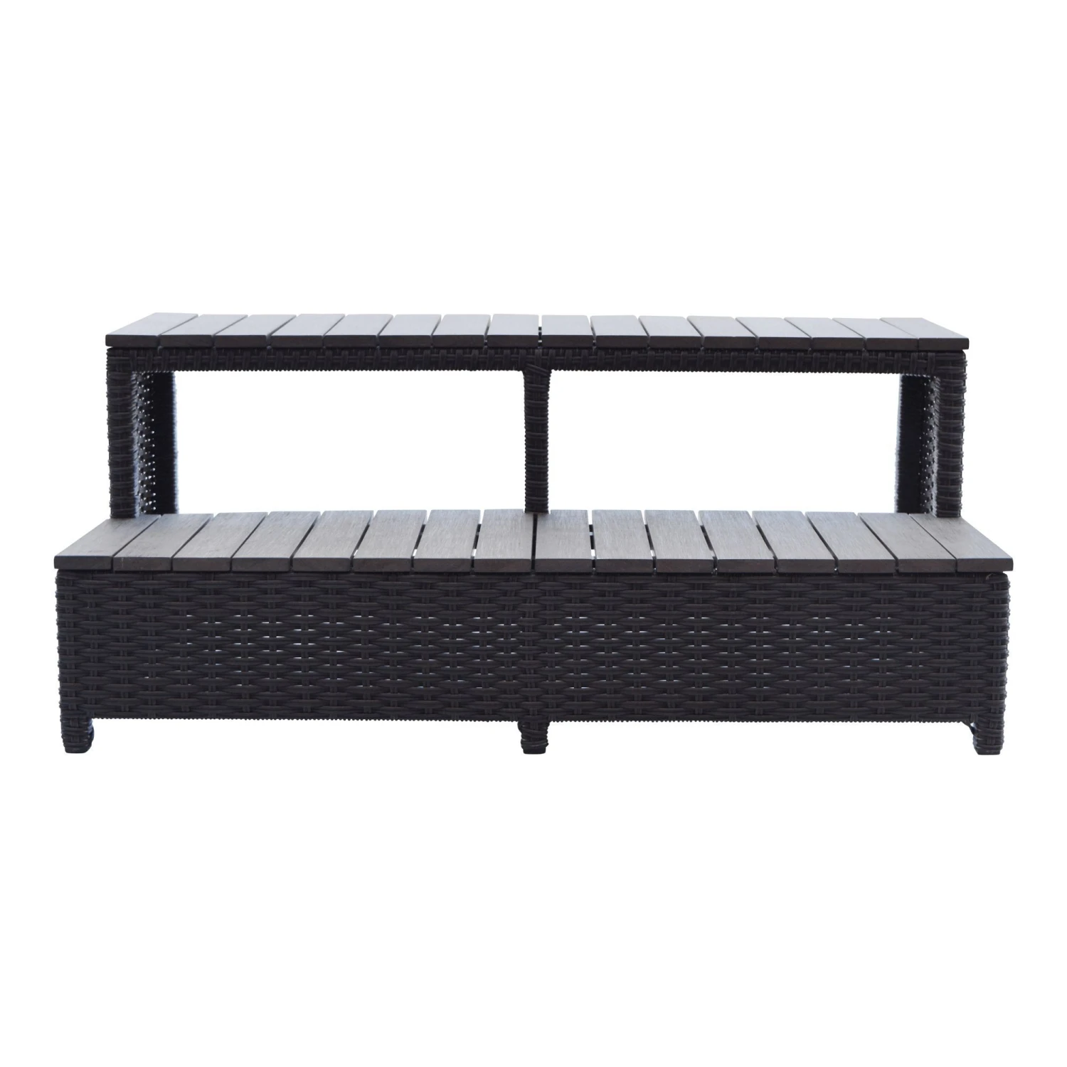 Canadian Spa Company Brown Straight Step 2 Canadian Spa Company Brown Straight Step - Image 2