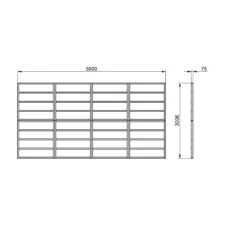 Forest 20x10 Timber Shed Base (L) 301cm X (W) 590cm 5 Forest 20x10 Timber Shed Base (L) 301cm X (W) 590cm -Garden Outdoor Store forest 20x10 timber shed base l 301cm x w 590cm5013053182215 01t
