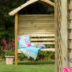 Forest Cadiz Arbour, (H)1970mm (W)1690mm (D)730mm - Assembly Required -Garden Outdoor Store forest cadiz arbour h 1970mm w 1690mm d 730mm assembly required5013053132746 02i bq