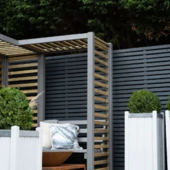 Forest Firenze Corner Arbour, (H)1970mm (W)1800mm (D)1800mm - Assembly Required -Garden Outdoor Store forest firenze corner arbour h 1970mm w 1800mm d 1800mm assembly required5013053185049 39c bq