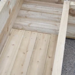 Forest Garden 1.3m X 1.3m Mixed Softwood Rectangular Raised Bed Kit 1.72m² -Garden Outdoor Store forest garden 1 3m x 1 3m mixed softwood rectangular raised bed kit 1 72m 5013053193457 02i