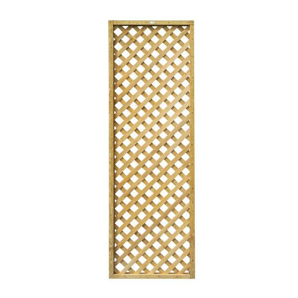 Forest Garden 6ft Diamond European Softwood Trellis Panel (W)61cm X (H)183cm 1 Forest Garden 6ft Diamond European Softwood Trellis Panel (W)61cm X (H)183cm