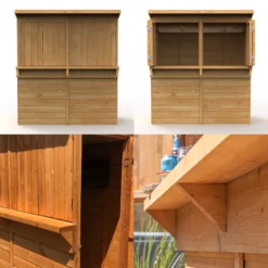 Forest Garden 6x3 Pent Dip Treated Shiplap Wooden Shed With Floor - Assembly Service Included -Garden Outdoor Store forest garden 6x3 pent dip treated shiplap wooden shed with floor assembly service included5013053184073 37c