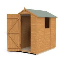 Forest Garden 6x4 Ft Apex Shiplap Wooden Shed With Floor (Base Included) 21 Forest Garden 6x4 Ft Apex Shiplap Wooden Shed With Floor (Base Included) -Garden Outdoor Store forest garden 6x4 ft apex shiplap wooden shed with floor base included 5013053178683 02c bq