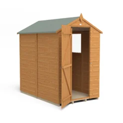 Forest Garden 6x4 Ft Apex Shiplap Wooden Shed With Floor (Base Included) 22 Forest Garden 6x4 Ft Apex Shiplap Wooden Shed With Floor (Base Included) -Garden Outdoor Store forest garden 6x4 ft apex shiplap wooden shed with floor base included 5013053178683 03c bq