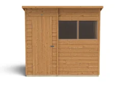 Forest Garden 7x5 Pent Dip Treated Overlap Wooden Shed With Floor -Garden Outdoor Store forest garden 7x5 pent dip treated overlap wooden shed with floor5013053178430 02c bq scaled