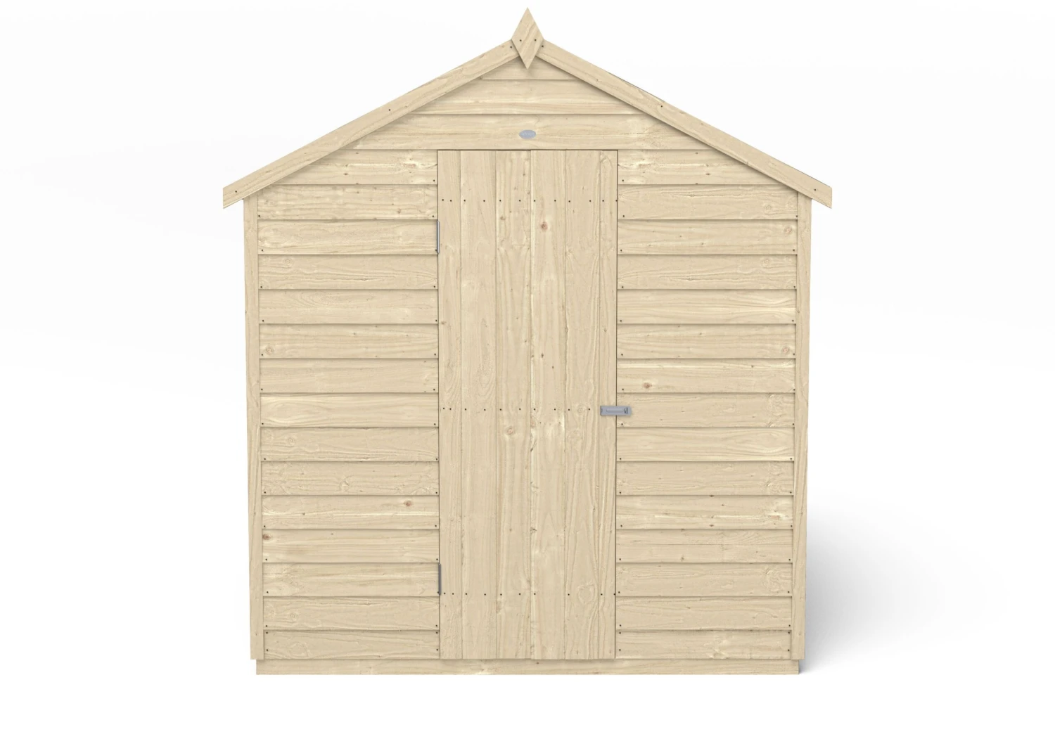Forest Garden 8x6 Apex Pressure Treated Overlap Wooden Shed With Floor (Base Included) - Assembly Service Included 3 Forest Garden 8x6 Apex Pressure Treated Overlap Wooden Shed With Floor (Base Included) - Assembly Service Included - Image 3