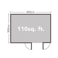 Forest Garden Chiltern 4x3 Toughened Glass Pent Loglap Solid Wood Cabin With Double Door - Assembly Service Included -Garden Outdoor Store forest garden chiltern 4x3 toughened glass pent loglap solid wood cabin with double door assembly service included5013053181669 02t bq