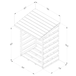 Forest Garden Compact Timber 3x3 Ft Pent Log Store 13 Forest Garden Compact Timber 3x3 Ft Pent Log Store -Garden Outdoor Store forest garden compact timber 3x3 ft pent log store5013053189900 01t