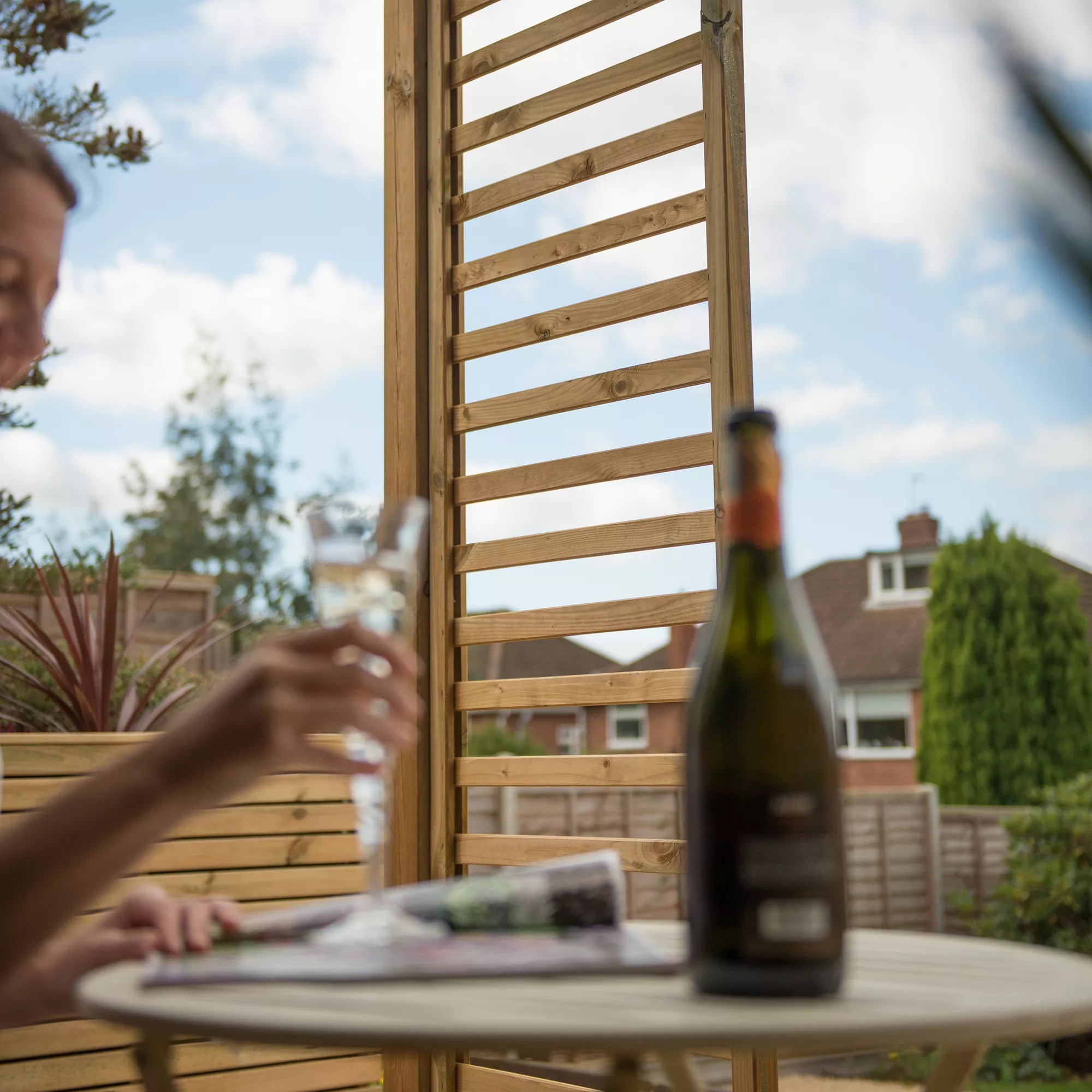 Forest Garden Dining Rectangular Pergola, (H)2400mm (W)3040mm 6 Forest Garden Dining Rectangular Pergola, (H)2400mm (W)3040mm - Image 6