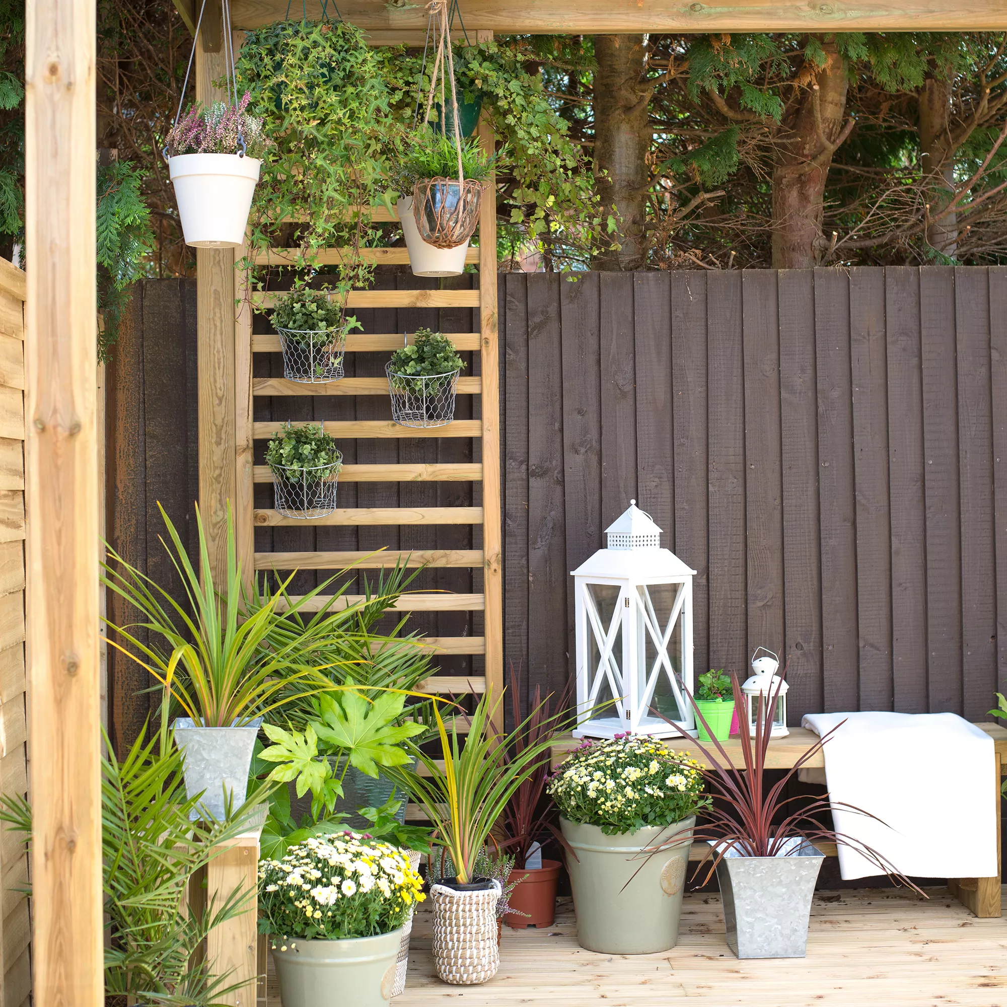 Forest Garden Dining Rectangular Pergola, (H)2400mm (W)3040mm 7 Forest Garden Dining Rectangular Pergola, (H)2400mm (W)3040mm - Image 7