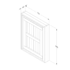 Forest Garden Fold Down Timber Garden Bar (Base Not Required) -Garden Outdoor Store forest garden fold down timber garden bar base not required 5013053192276 02t