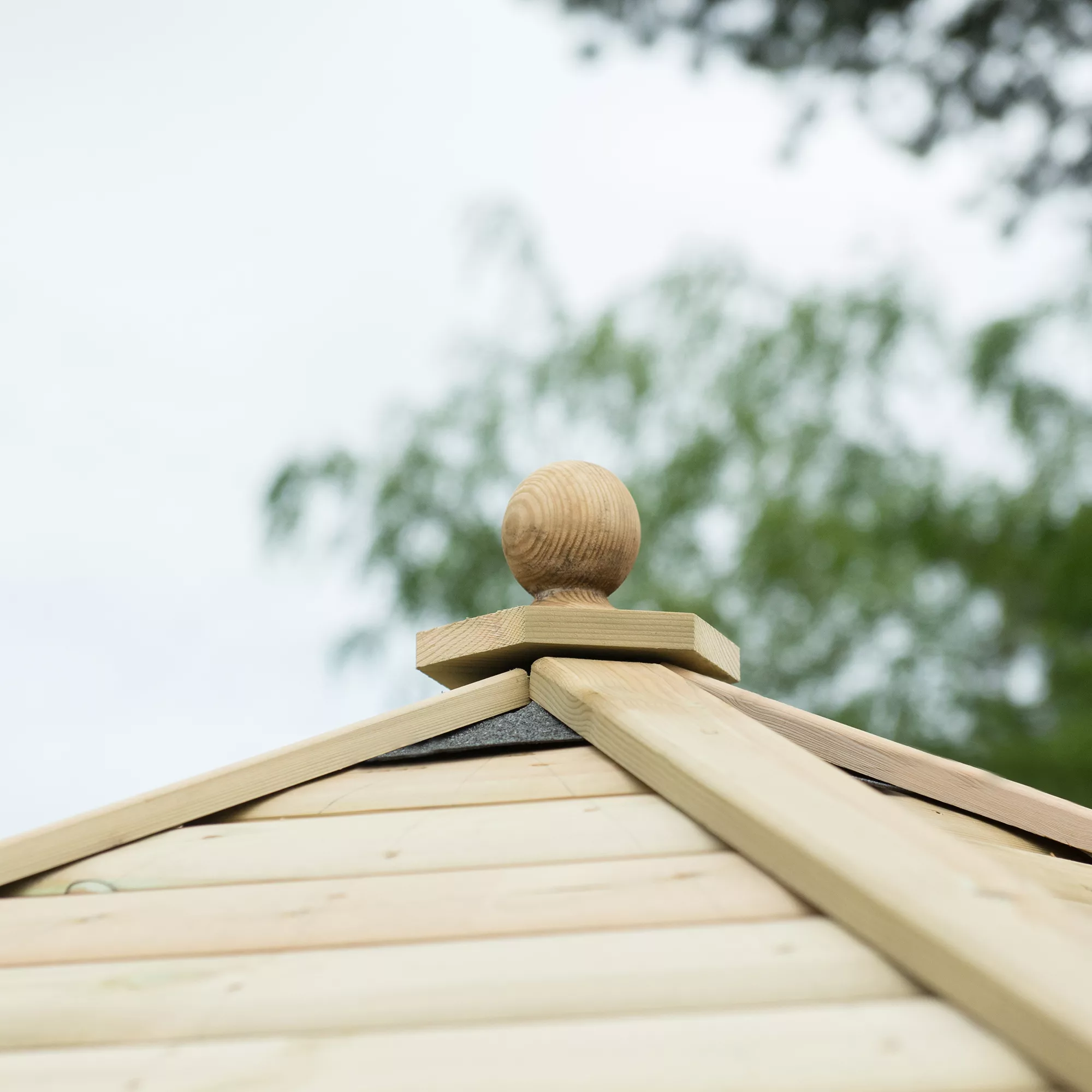 Forest Garden Furnished Hexagonal Gazebo, (W)3.78m (D)3.27m 9 Forest Garden Furnished Hexagonal Gazebo, (W)3.78m (D)3.27m - Image 9