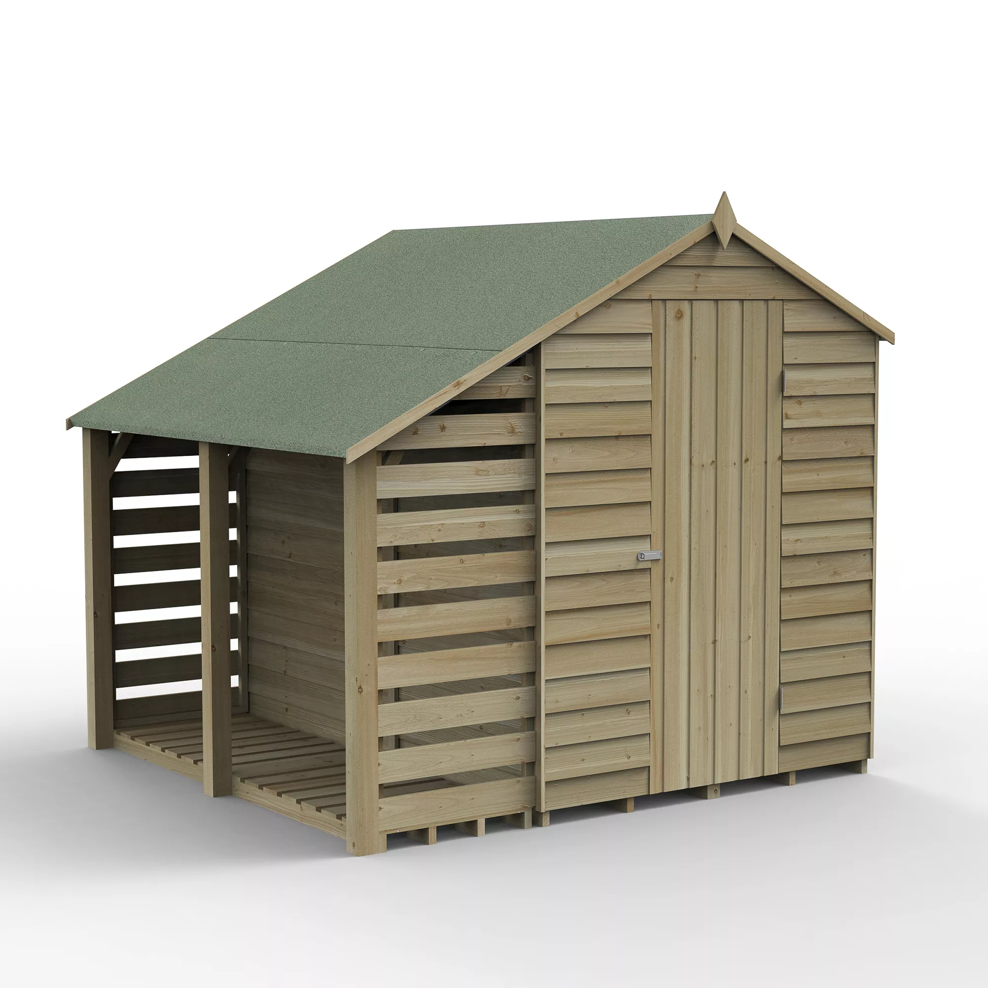 Forest Garden Lean To Shed Kit, (H)2046mm (W)2307mm (D)2181mm - Assembly Service Included 2 Forest Garden Lean To Shed Kit, (H)2046mm (W)2307mm (D)2181mm - Assembly Service Included - Image 2