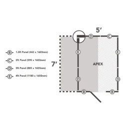Forest Garden Lean To Shed Kit, (H)2046mm (W)2307mm (D)2181mm - Assembly Service Included 7 Forest Garden Lean To Shed Kit, (H)2046mm (W)2307mm (D)2181mm - Assembly Service Included -Garden Outdoor Store forest garden lean to shed kit h 2046mm w 2307mm d 2181mm assembly service included5013053190791 02t