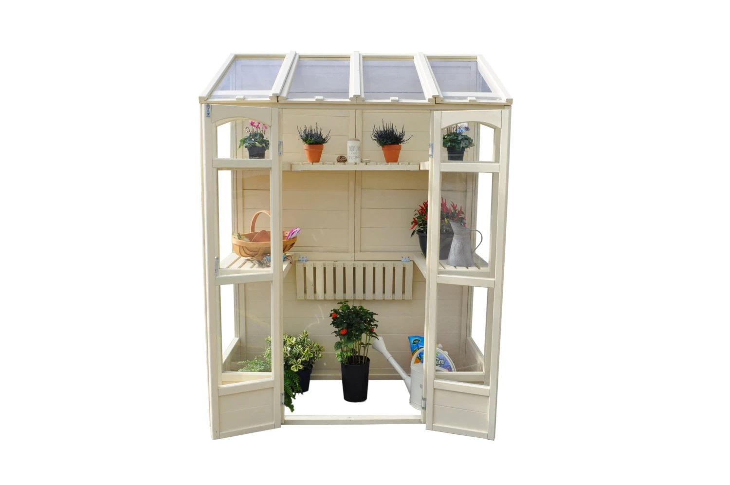 Forest Garden Natural 5x2 Greenhouse 4 Forest Garden Natural 5x2 Greenhouse - Image 4