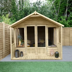Forest Garden Oakley 8x12 Apex Overlap Solid Wood Summer House With Double Door 7 Forest Garden Oakley 8x12 Apex Overlap Solid Wood Summer House With Double Door -Garden Outdoor Store forest garden oakley 8x12 apex overlap solid wood summer house with double door5013053188828 01i bq