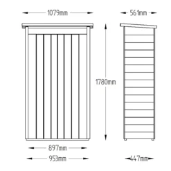 Forest Garden Overlap Wooden 3x2 Pent Garden Storage 21 Forest Garden Overlap Wooden 3x2 Pent Garden Storage -Garden Outdoor Store forest garden overlap wooden 3x2 pent garden storage5013053162798 01t bq