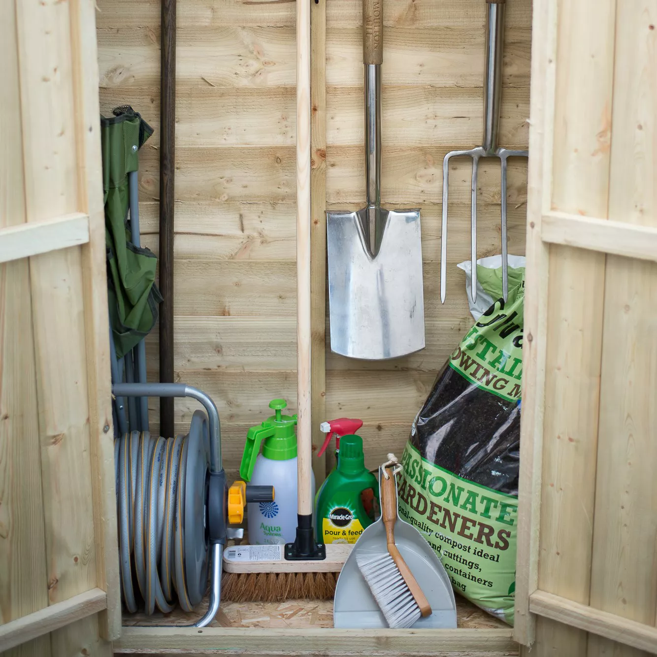 Forest Garden Overlap Wooden 3x2 Pent Garden Storage 10 Forest Garden Overlap Wooden 3x2 Pent Garden Storage - Image 10