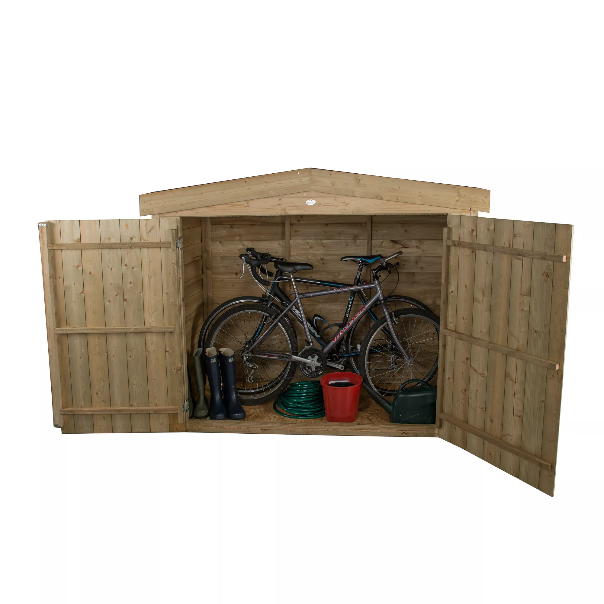 Forest Garden Overlap Wooden 6x3 Apex Garden Storage 3 Forest Garden Overlap Wooden 6x3 Apex Garden Storage - Image 3