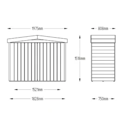 Forest Garden Overlap Wooden 6x3 Apex Garden Storage 19 Forest Garden Overlap Wooden 6x3 Apex Garden Storage -Garden Outdoor Store forest garden overlap wooden 6x3 apex garden storage5013053162859 01t bq
