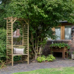 Forest Garden Palma Arbour, (H)2151mm (W)1200mm (D)620mm - Assembly Required 10 Forest Garden Palma Arbour, (H)2151mm (W)1200mm (D)620mm - Assembly Required -Garden Outdoor Store forest garden palma arbour h 2151mm w 1200mm d 620mm assembly required5013053190203 04i