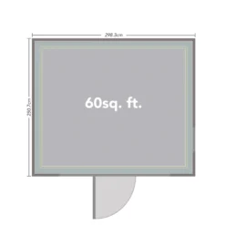 Forest Garden Xtend 10x9 Pent Tongue & Groove Garden Office - Assembly Service Included -Garden Outdoor Store forest garden xtend 10x9 pent tongue groove garden office assembly service included5013053183601 02t