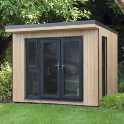 Forest Garden Xtend+ 10x9 Pent Tongue & Groove Garden Office With Double Door