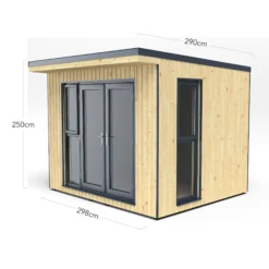 Forest Garden Xtend+ 10x9 Pent Tongue & Groove Garden Office With Double Door 39 Forest Garden Xtend+ 10x9 Pent Tongue & Groove Garden Office With Double Door -Garden Outdoor Store forest garden xtend 10x9 pent tongue groove garden office with double door5013053183595 01t