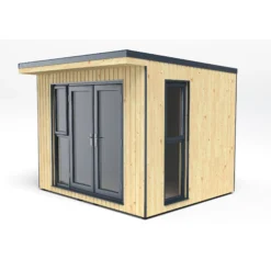 Forest Garden Xtend+ 10x9 Pent Tongue & Groove Garden Office With Double Door 22 Forest Garden Xtend+ 10x9 Pent Tongue & Groove Garden Office With Double Door -Garden Outdoor Store forest garden xtend 10x9 pent tongue groove garden office with double door5013053183595 02c