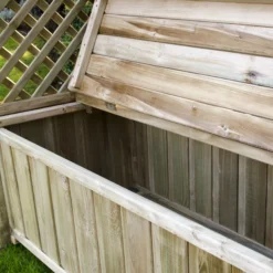 Forest Lyon Lattice Arbour, (H)2000mm (W)1560mm (D)670mm - Assembly Required -Garden Outdoor Store forest lyon lattice arbour h 2000mm w 1560mm d 670mm assembly required5013053154694 03i