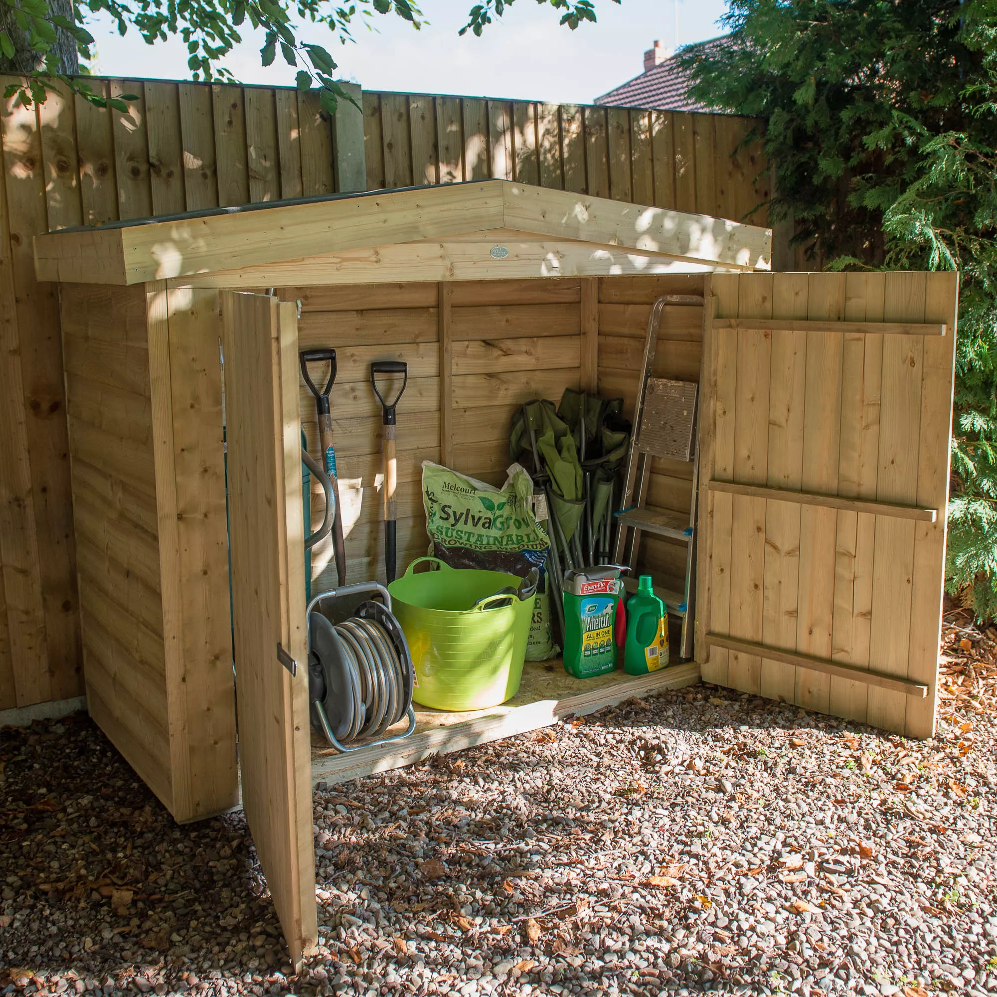 Forest Tongue & Groove 6.5x2.6 Apex Garden Storage 2000L 1 Forest Tongue & Groove 6.5x2.6 Apex Garden Storage 2000L