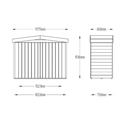 Forest Tongue & Groove 6.5x2.6 Apex Garden Storage 2000L 27 Forest Tongue & Groove 6.5x2.6 Apex Garden Storage 2000L -Garden Outdoor Store forest tongue groove 6 5x2 6 apex garden storage 2000l5013053163245 01t bq