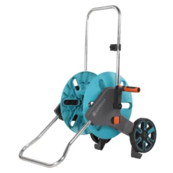Gardena Aquaroll Freestanding Empty Hose Cart With Wheels -Garden Outdoor Store gardena aquaroll freestanding empty hose cart with wheels4078500032834 36c bq